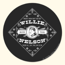 Willie Nelson Bandana stickers