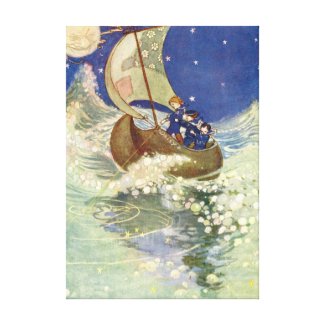 Willie Pogány’s Wynken, Blynken, and Nod Canvas Print