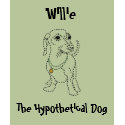 Willie the Hypothetical Dog Baby Doll t-shirts by ScribbleCraft Willie the Hypothetical Dog Baby Doll t-shirts