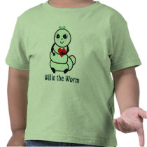 Willie the Worm t-shirts by Perlyyyy Willie the Worm t-shirts