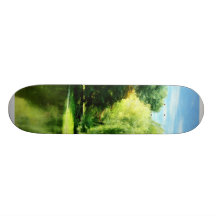 Willow By the Lake Custom Skate Board