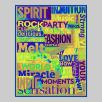 Willow Collage #4 posters