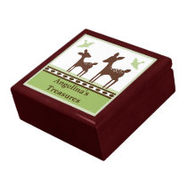 Willow Deer Baby Keepsake Box