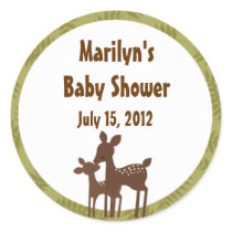 Willow Deer Baby Mommy Kiss Sticker