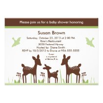 Willow Deer Baby Shower Invitation So Cute invitations