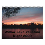 Willow Lake Venetian Night Calendar