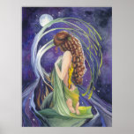 Willow, the Moon and Night Poster