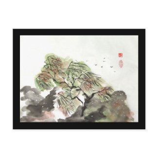 Willow Tree Postcard postcard