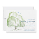Willow Tree Wedding Reception Insert Card