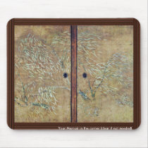 Willow Trees By Eitoku Kano (Best Quality) Mousepad