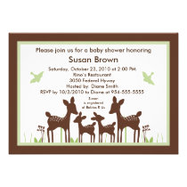 Willow Twins Deer Baby Shower Invitation So Cute invitations