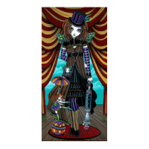 "Willow" Victorian Steampunk Circus Faery poster