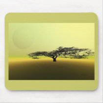 trees, landscapes, nature, plains, new age, Mouse pad with custom graphic design