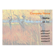 Willows at Sunset by Vincent van Gogh Business Cards