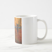 Willows at Sunset by Vincent van Gogh Mugs