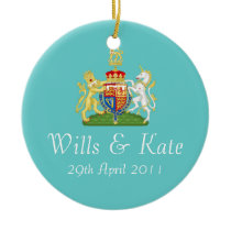 Wills And Kate Royal Wedding Keepsake Ornament ornaments