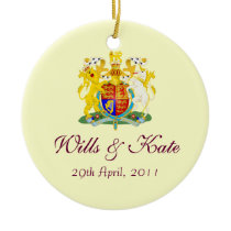 Wills and Kate Royal Wedding Keepsake Ornament ornaments