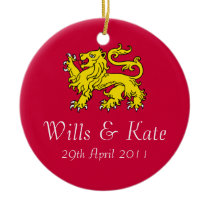 Wills And Kate Royal Wedding Ornament ornaments