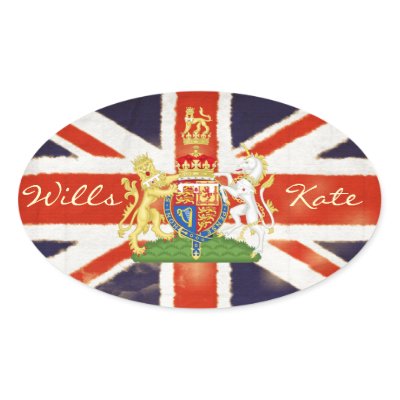 Royal Wedding Party Supplies on Wedding Oval Stickers Are Perfect As Royal Wedding Party Party Favors