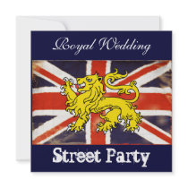 Wills & Kate Royal Wedding Street Party Invitation