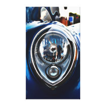 Willys coupe front light canvas prints