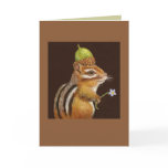 Wilma the chipmunk card