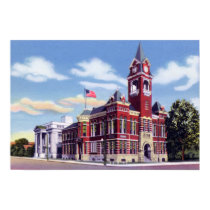 Wilmington North Carolina Hanover County Courthous Print