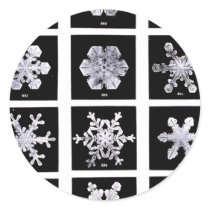 Wilson Bentley Snowflakes stickers by SnowCrystal Wilson Bentley Snowflakes stickers