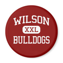 Wilson - Bulldogs - High - Reading Pennsylvania magnets by customteamsportswear Wilson - Bulldogs - High - Reading Pennsylvania magnets