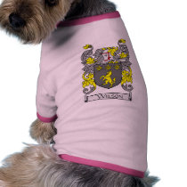 WILSON Coat of Arms pet clothing by familycrest WILSON Coat of Arms pet clothing