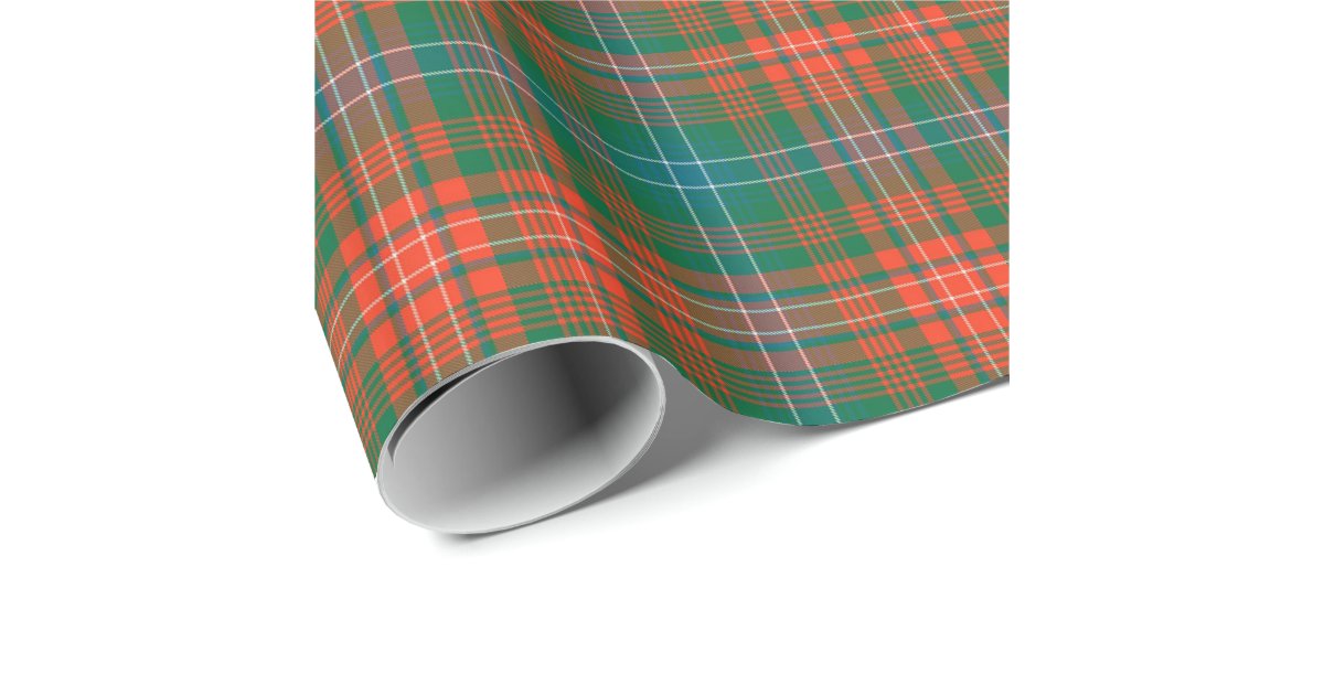 Wilson Scottish Tartan Plaid Wrapping Paper Zazzle