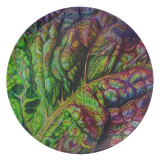 "Wilting Beauty" Plate