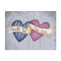 Wilting Quilter postcards