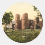 Wilton Castle, Ross-on-Wye, Herefordshire, England Round Stickers
