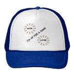 Win Lose Badminton Game Trucker Hats