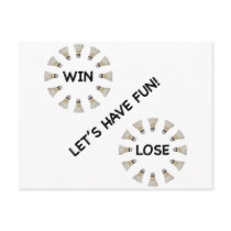 Win Lose Fun Badminton