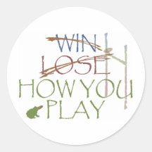 Win / Lose / How You Play Stickers
