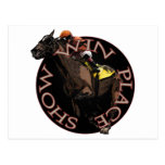 Win, Place, Show - Horse Racing Gear postcards