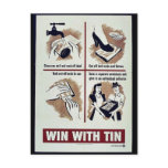 Win With Tin postcards
