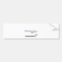Winchendon Massachusetts City Classic Bumper Sticker