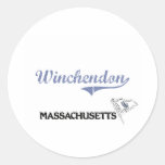 Winchendon Massachusetts City Classic Sticker