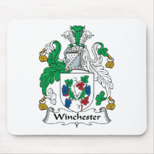 Winchester Family Crest Mouse Pads