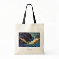 Wind And Wave By Stuck Franz Von Canvas Bag