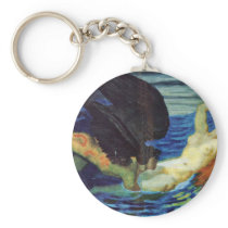 Wind And Wave By Stuck Franz Von Key Chain
