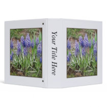 Wind Blown Grape Hyacinths Binders