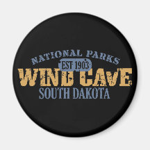 Wind Cave National Park Magnets