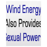 Wind Energy Also Provide Sexual Powers letterhead