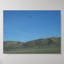 Wind Farm in California Poster