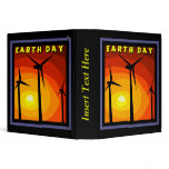 Wind Generators Earth Day Avery Binder