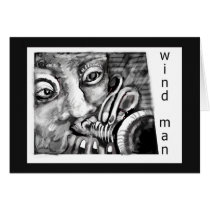 ** Wind man ** cards